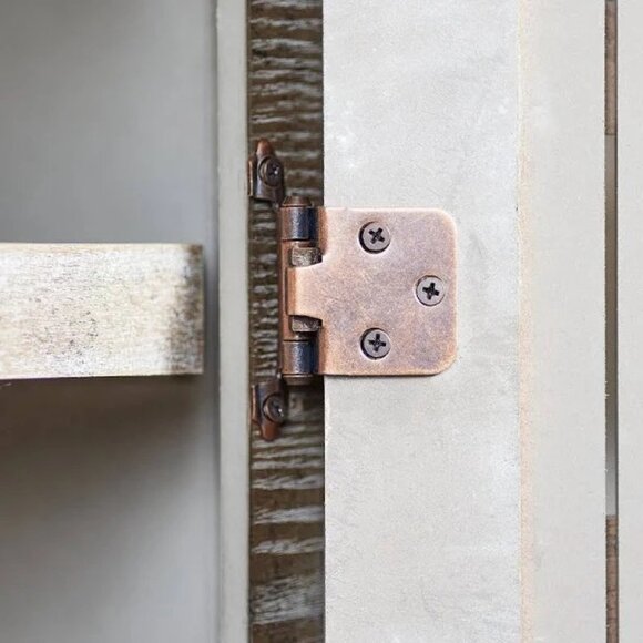 RELIABILT 200-Degree Adjustable Overlay Overlay Surface Self-Closing Aged bronze - Picture 5 of 6